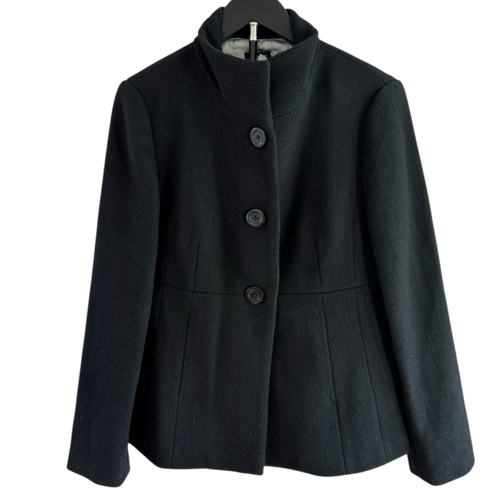 J. Crew Wool Pique Ava Peacoat